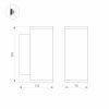 Оборудование Arlight 037252 Светильник LGD-FORMA-WALL-TWIN-R90-2x12W Warm3000 (WH, 44 deg, 230V) (Arlight, IP54 Металл, 3 года) по выгодной цене. Купить в Москве со скидкой.