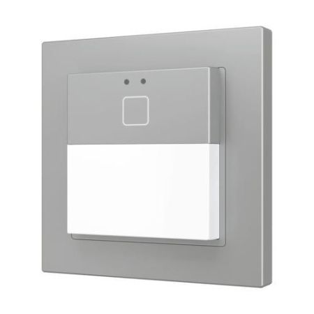 Zennio ZPDW1V2S Presentia W1 v2. Датчик движения KNX для настенного монтажа — 1 кнопка — серебристый