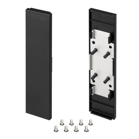 Arlight 033038 Заглушка SL-LINE-25100-DUAL BLACK глухая (Arlight, Пластик)