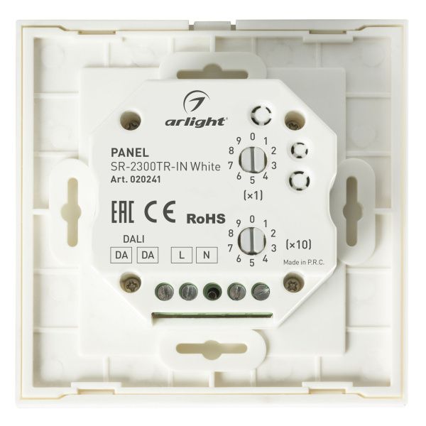 Оборудование Arlight 020241 Панель SR-2300TR-IN White (DALI, RGBW) (Arlight, -) по выгодной цене. Купить в Москве со скидкой.