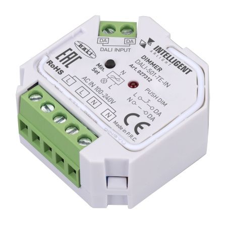 Arlight 027312 INTELLIGENT ARLIGHT Диммер DALI-501-TE-IN (230V, 1.8A) (IARL, -)