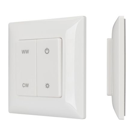 Arlight 028302 Панель SMART-P48-MIX-P-SUF (3V, 1 зона, Knob, 2.4G) (Arlight, Пластик)