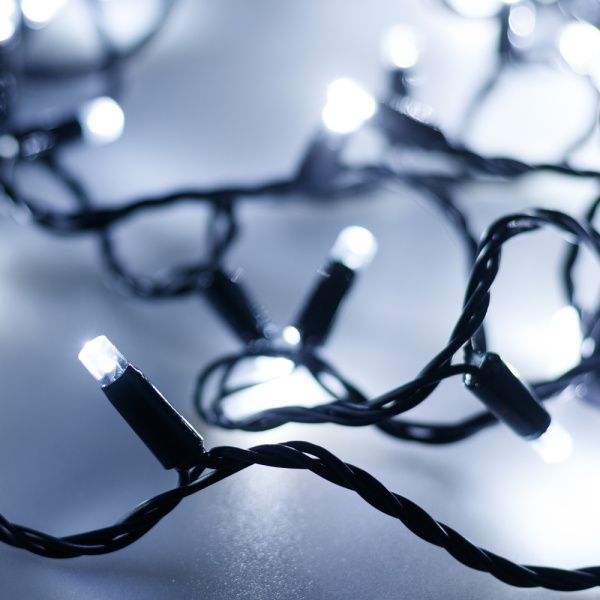 Оборудование Arlight 025796 Светодиодная гирлянда ARD-STRING-CLASSIC-10000-BLACK-100LED-STD WHITE (230V, 7W) (Ardecoled, IP65) по выгодной цене. Купить в Москве со скидкой.