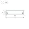 Оборудование Arlight 026713 Профиль ALM-FLAT-S-2000 ANOD (Arlight, Алюминий) по выгодной цене. Купить в Москве со скидкой.