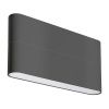 Arlight 032412 Светильник SP-WALL-FLAT-S170x90-2x6W Warm3000 (GR, 120 deg, 230V) (Arlight, IP54 Металл, 3 года)
