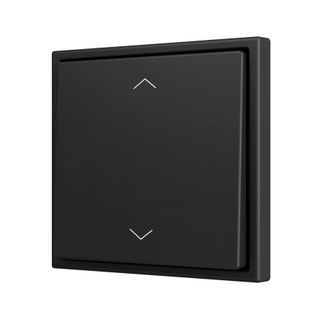 Zennio ZS701PB2SHA ZS70, Простая мягкая кнопка для 2 бинарных входов 70x70 мм – Значок затвора, Антрацит