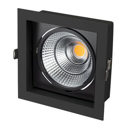 Arlight 037030 Светильник CL-KARDAN-S152x152-25W Warm3000 (BK-BK, 30 deg) (Arlight, IP20 Металл, 3 года)