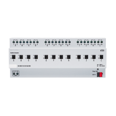 Esylux EC10430305 Исполнительные элементы CU-DIN R 12-CH 16A KNX